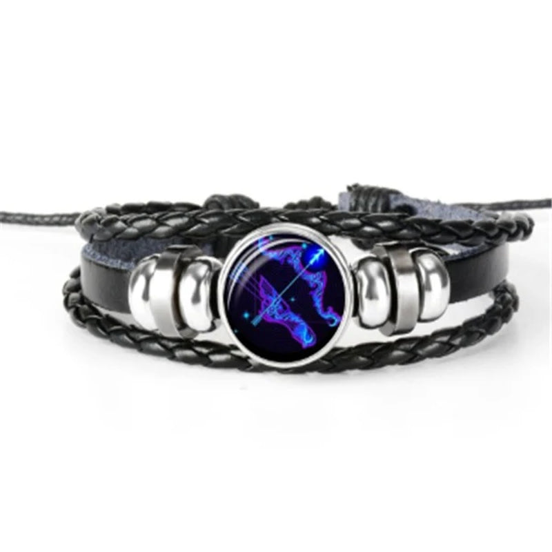 Zodiac Constellation Braided Bracelet for Men, Women, and Kids