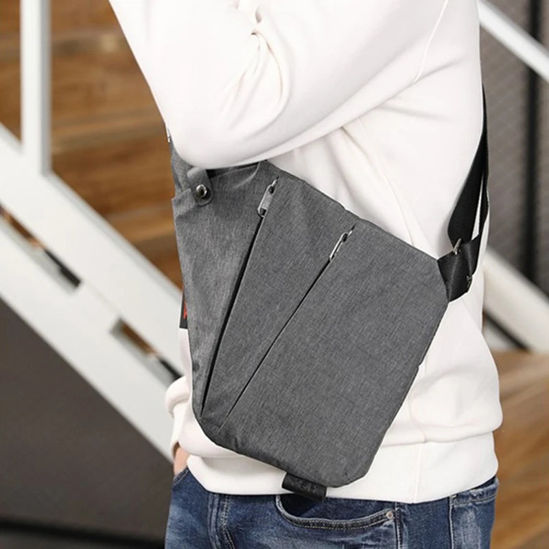 Unisex Anti-Theft Shoulder Bag - Secure Travel, Business & Digital Storage